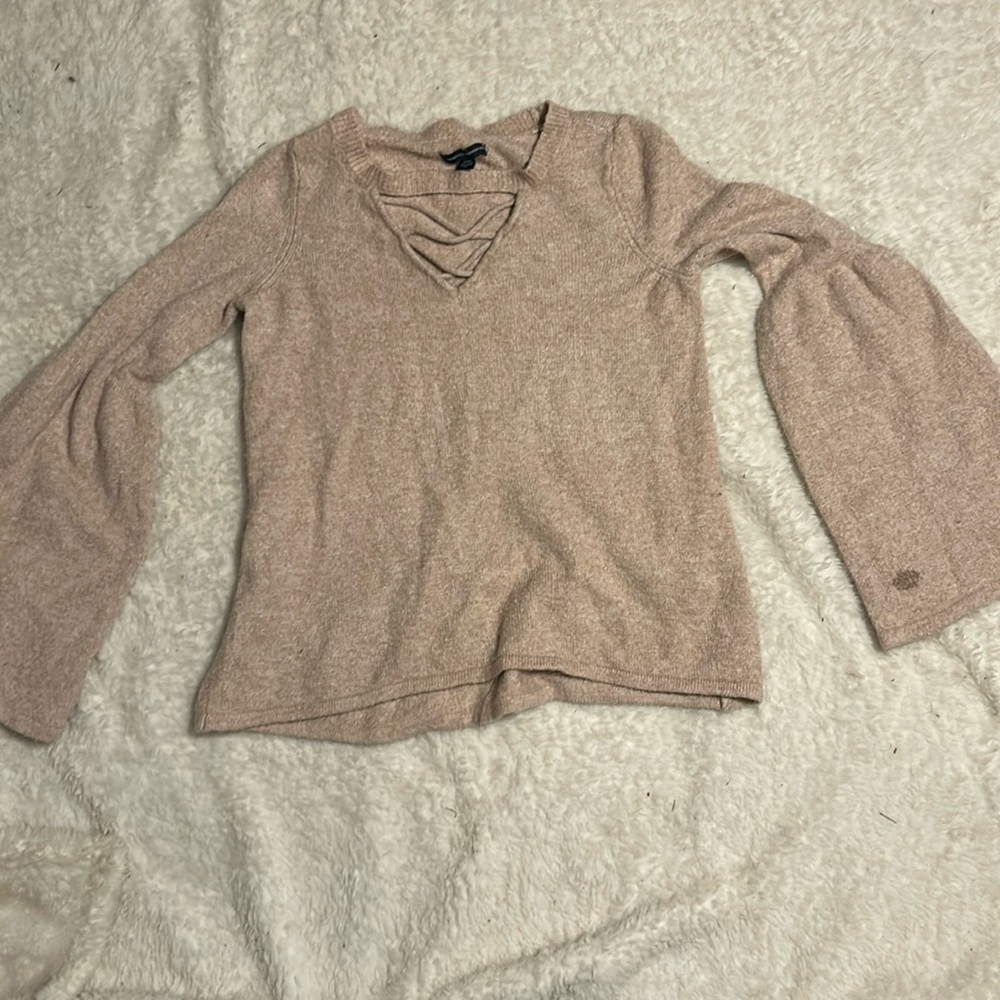 American Eagle Medium Tan Sweater
